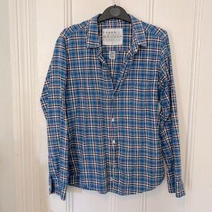 Frank&Eileen Barry flannel in blue and pink check